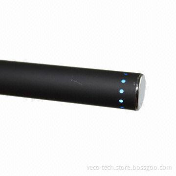 E-cigarette Rechargeable Battery for eGo, with 650mAh apacity and 5pcs LED show power capacity left